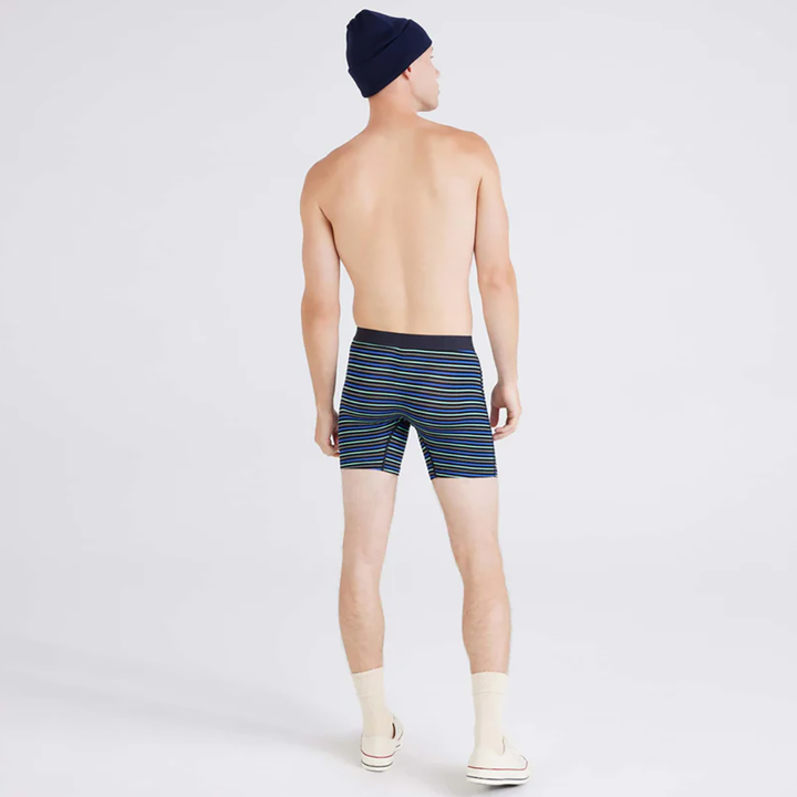 Vibe Xtra Boxer Brief Gent's Stripe-Sport Blue