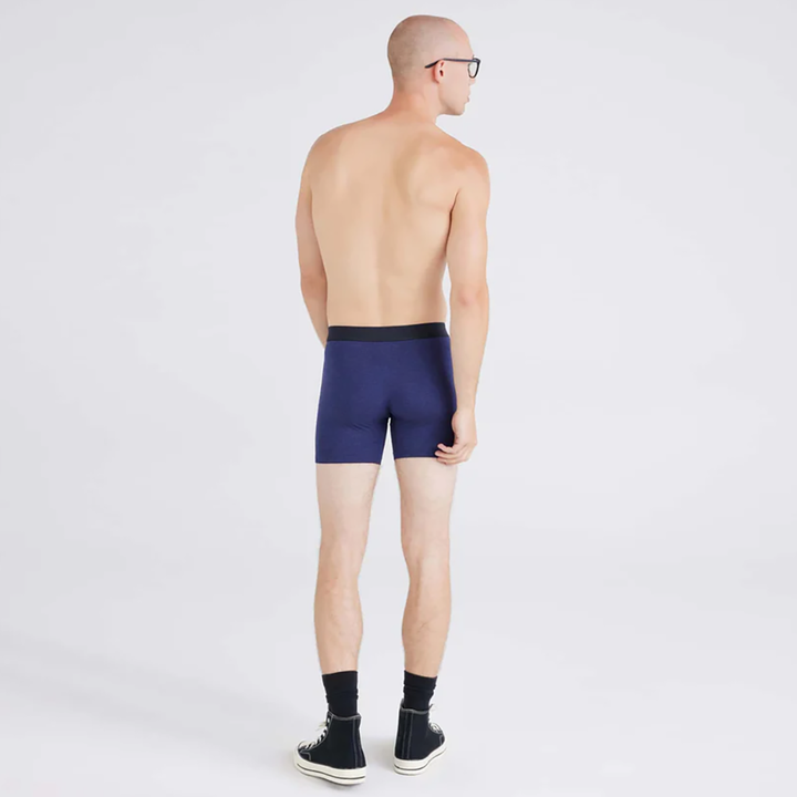 Vibe Xtra Soft Comfort Boxer Brief 6" Astro Blue Heather