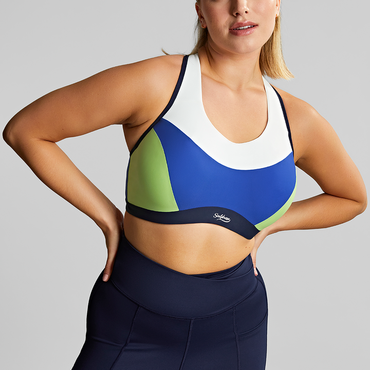 Non Padded Sports Bra Blue