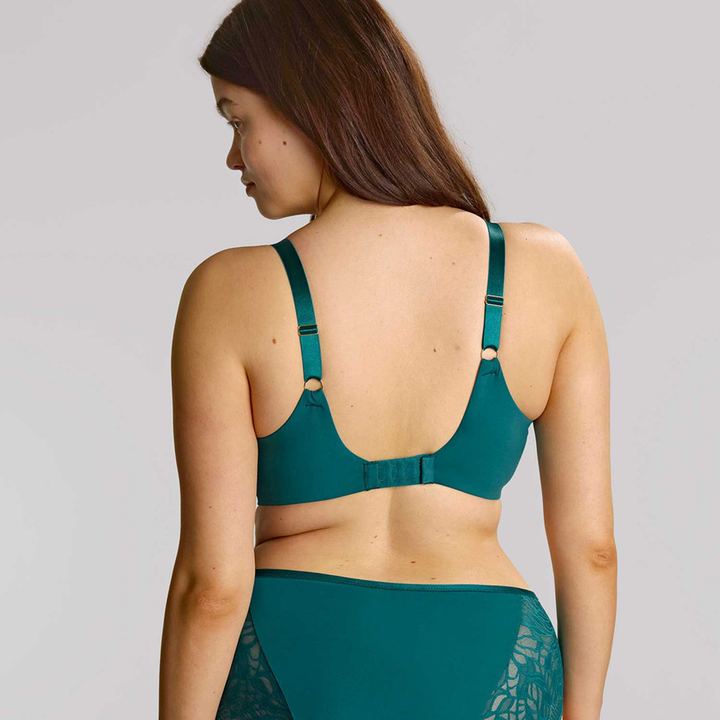 Sophia Full Cup Bra Teal Blue