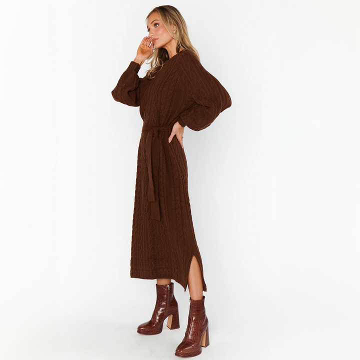 Show Me Your Mumu Barb Sweater Dress Chocolate – Petticoat Fair Show Me Your Mumu Barb Sweater Dress Chocolate – Petticoat Fair