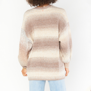 Show Me Your Mumu Mf3-5222 Tunic Sweater Neutral