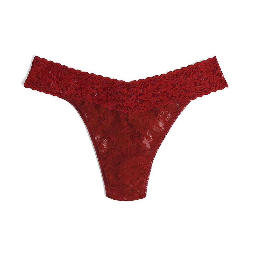 Signature Lace Original Rise Thong Fashion Colors 4811