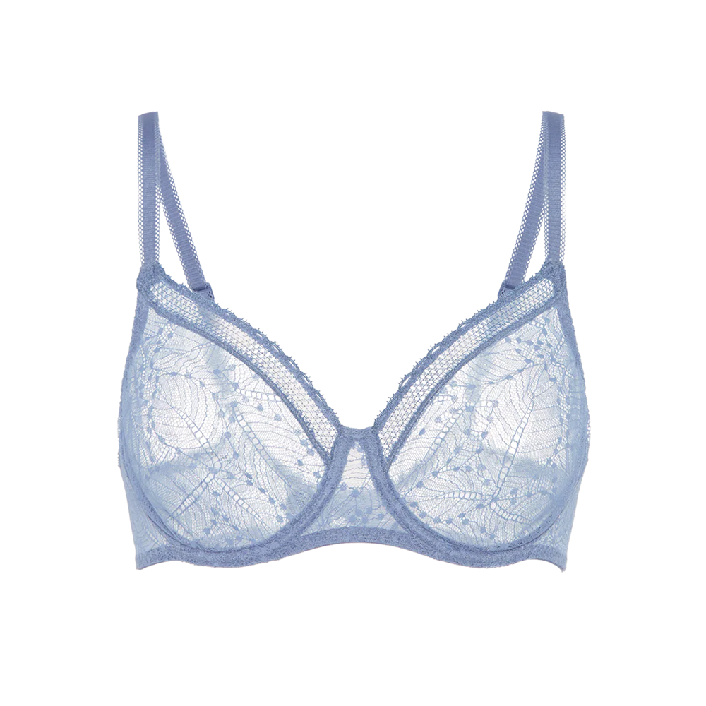 Comete Full Cup Bra Chambray Blue