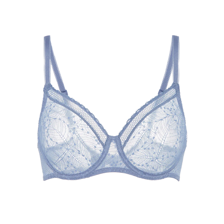 Comete Full Cup Bra Chambray Blue