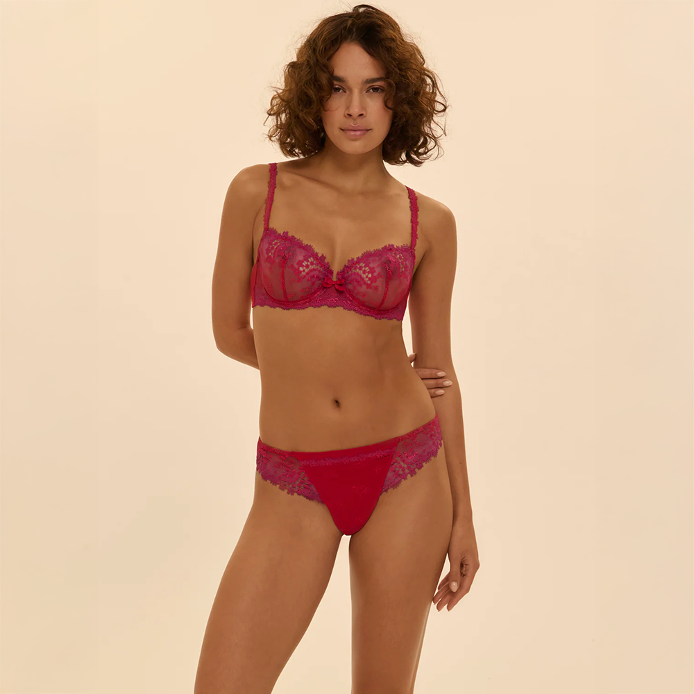 Wish Sheer Demi Rainbow Red