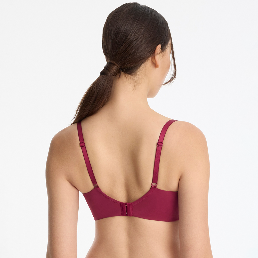 Bonbon Full Coverage Gingham Lace Bra Maraschino 336255