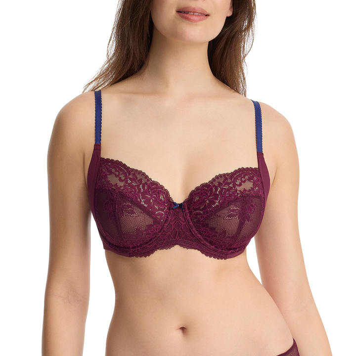 Captivate Full Coverage Unlined Lace Bra Figgy/Nocturnal 334257