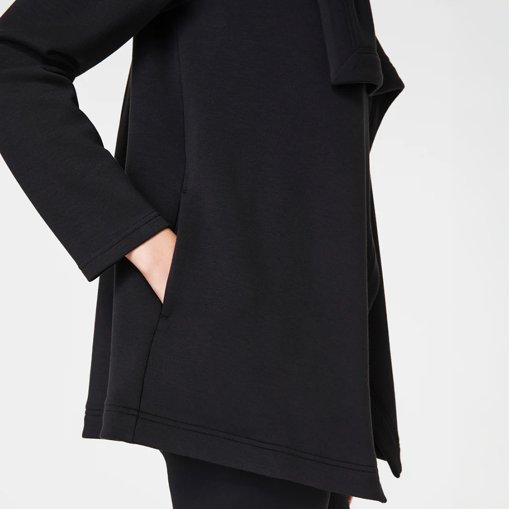 AirEssentials Open Wrap Cardigan Black