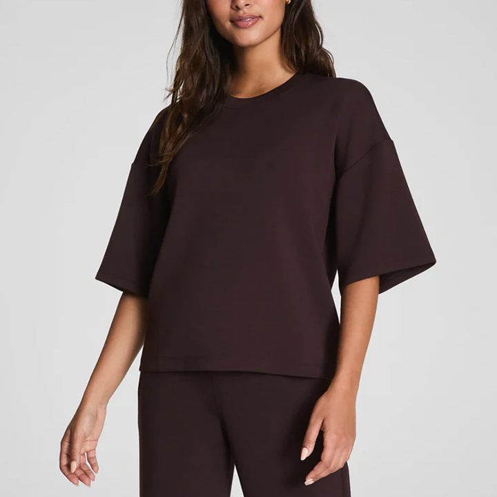 AirEssentials Relaxed Tee Truffle Brown