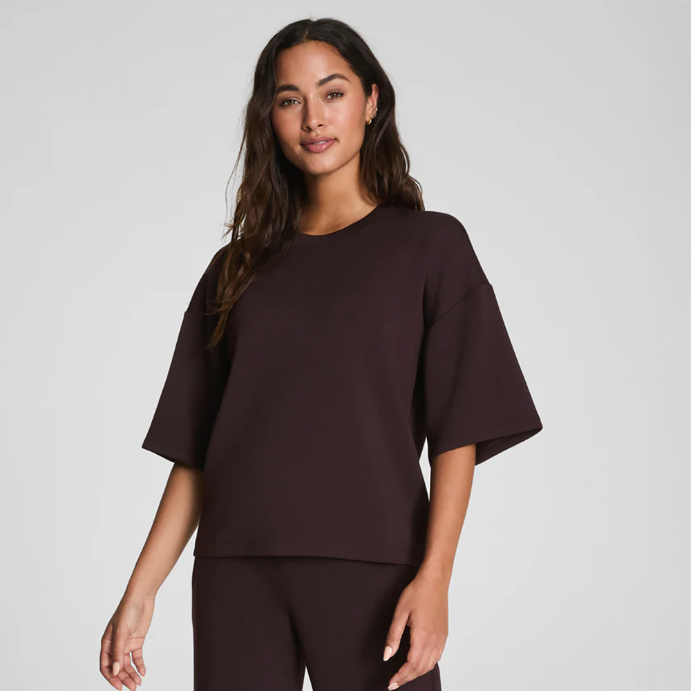 AirEssentials Relaxed Tee Truffle Brown