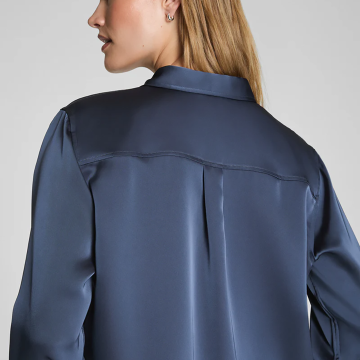 Silky Smooth Button Down Navy