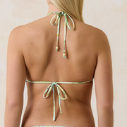 Paradise Fronds Reversible Triangle Bikini Top