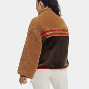 UGG Marlene Sherpa Jacket Heritage Braid 1142550 Chestnut