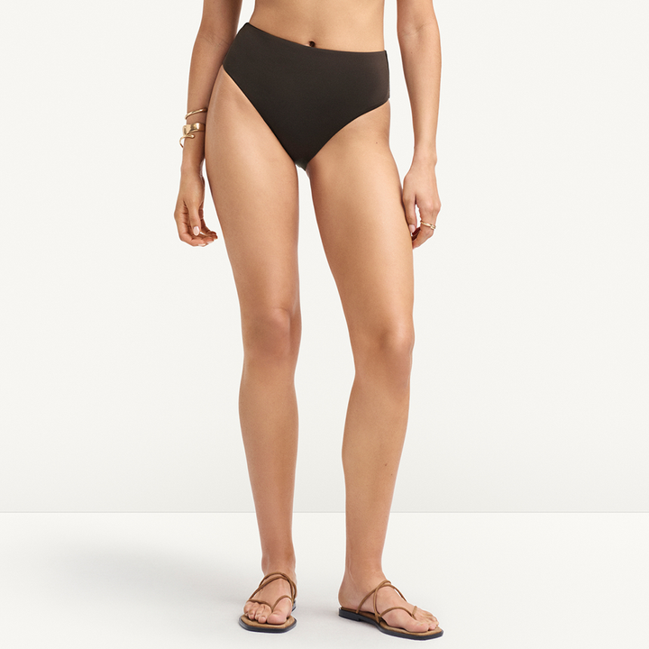 Barcelona High Waist Bottom Deep Earth