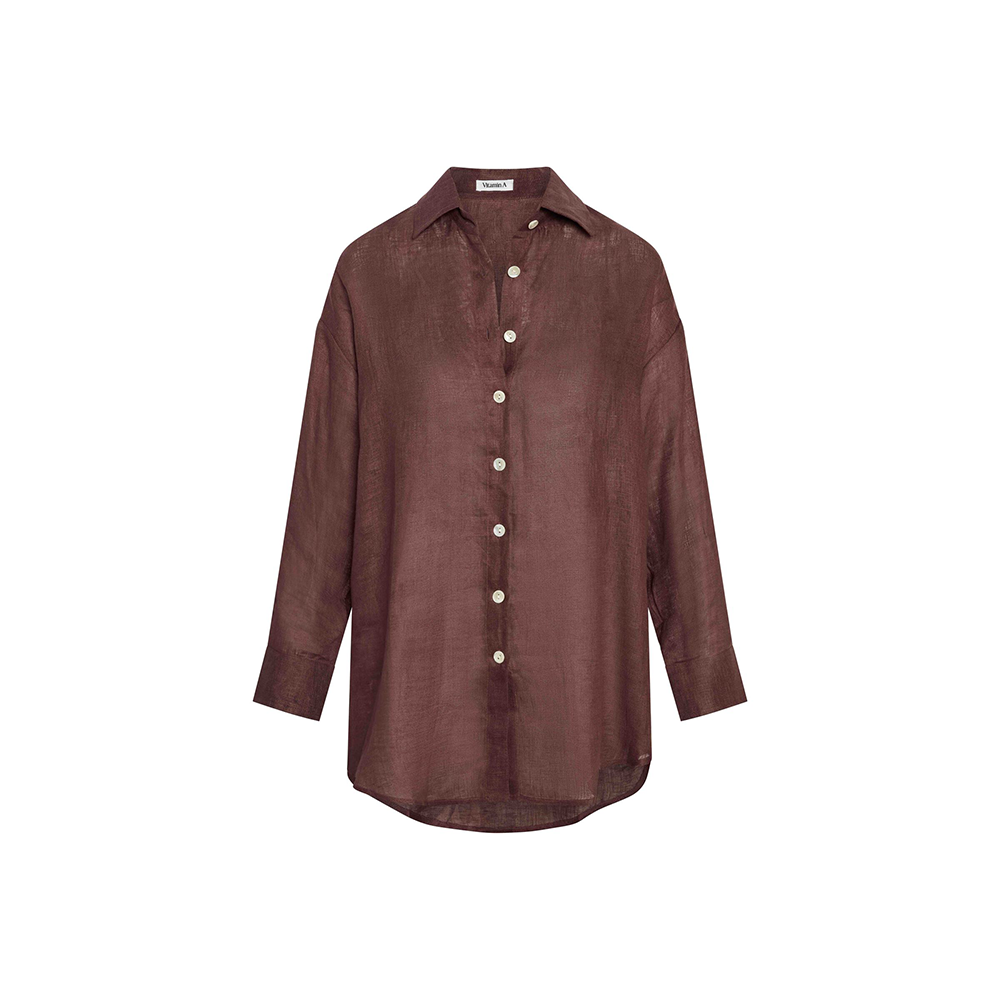 Playa Boyfriend Shirt Mocha