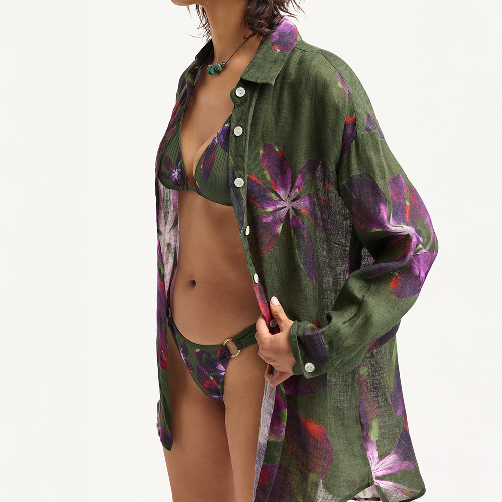 Playa Boyfriend Shirt Wild Orchid