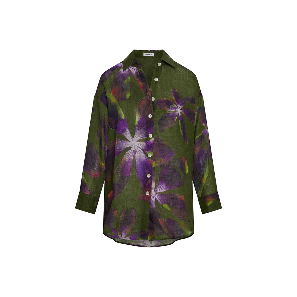 Playa Boyfriend Shirt Wild Orchid