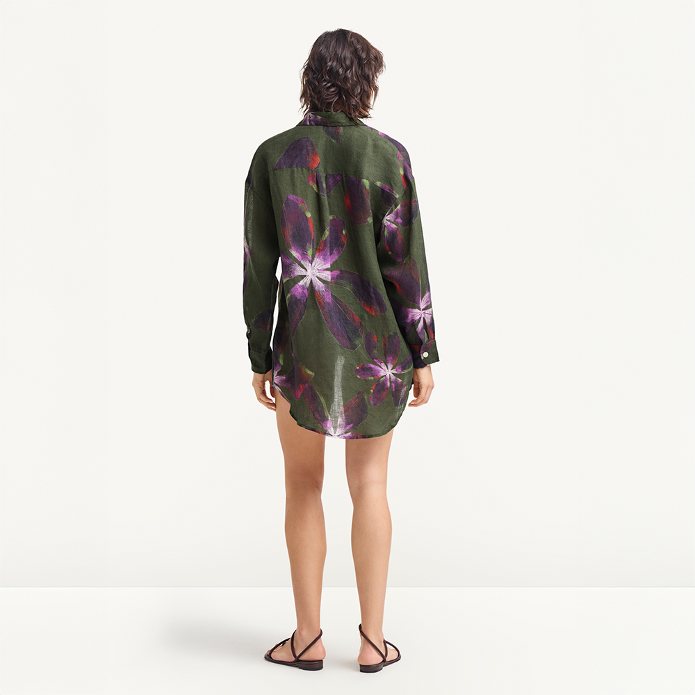Playa Boyfriend Shirt Wild Orchid
