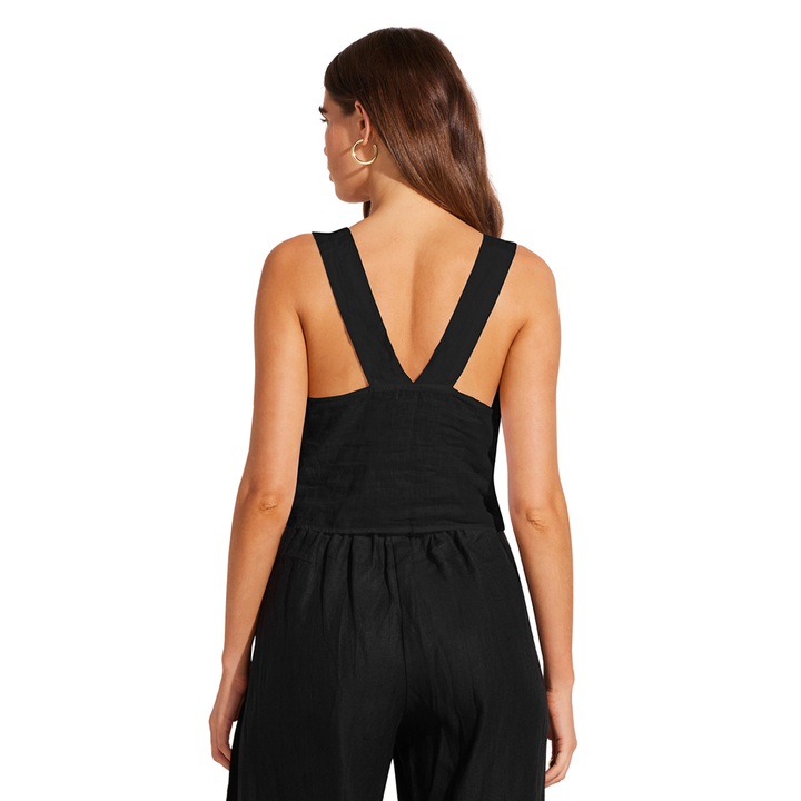 Tallows Crop Top Black