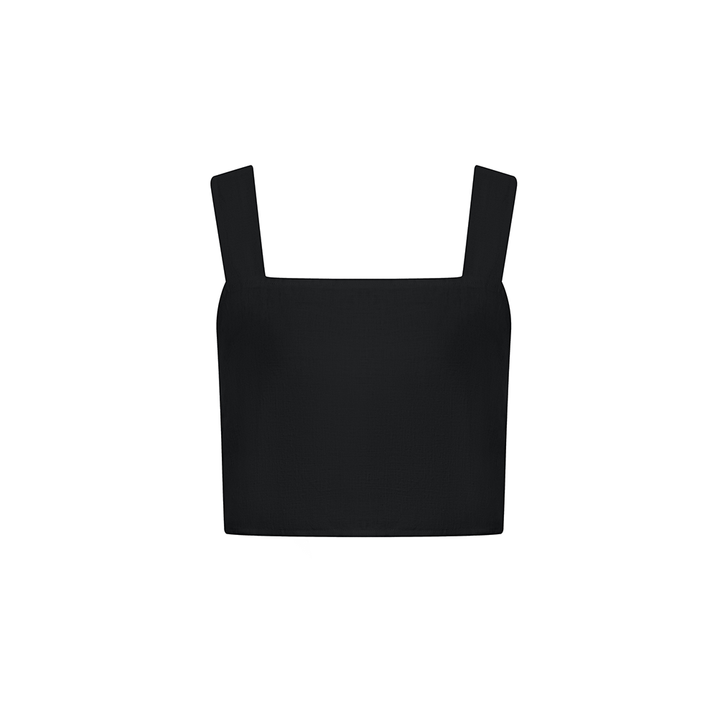 Tallows Crop Top Black