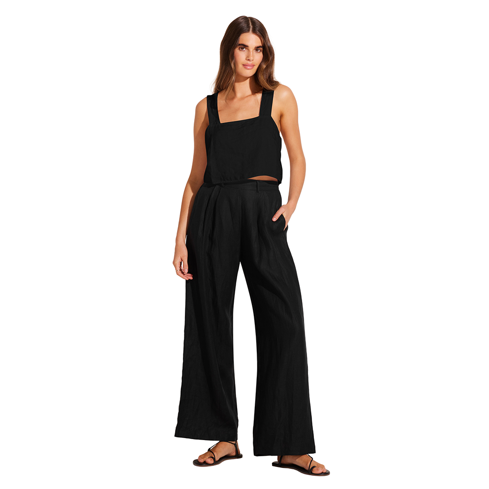 Tallows Crop Top Black