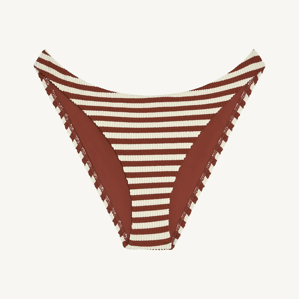 Thalia Full Bottom Red Ochre Stripe