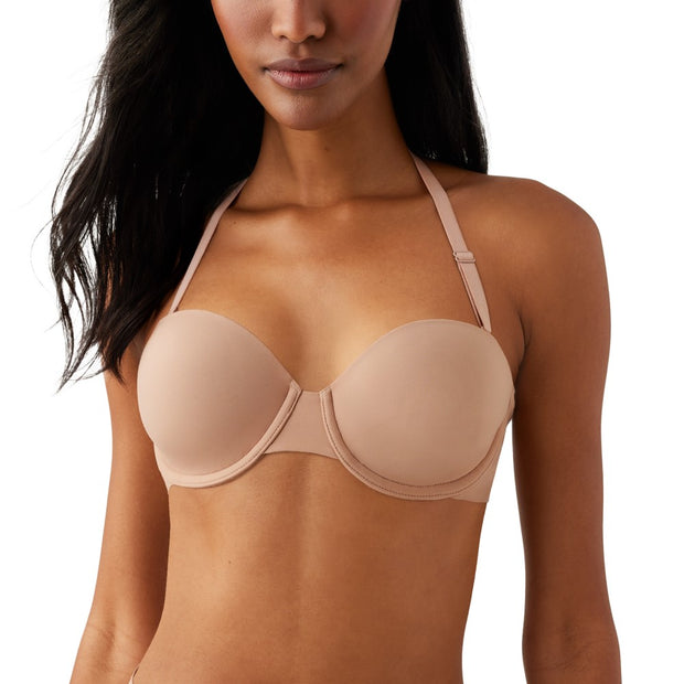 VS LUXE 34 36 38 ADJUSTABLE UNLINED DEMI STRAPPY CUTOUT RINGS BRA