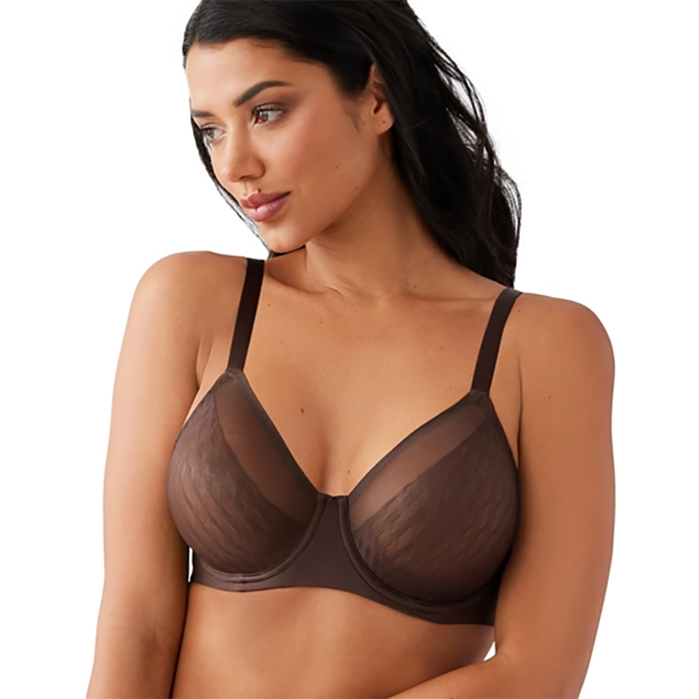 Elevated Allure Underwire Bra Hot Fudge