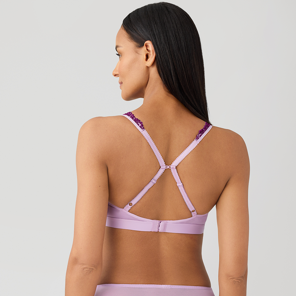 Embrace Lace Wire Free Bralette Lavender
