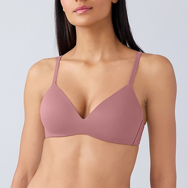 How Perfect Wire Free T- Shirt Bra Rose Brown