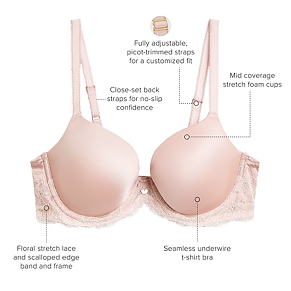 Modern Affair T-Shirt Bra Rose Dust