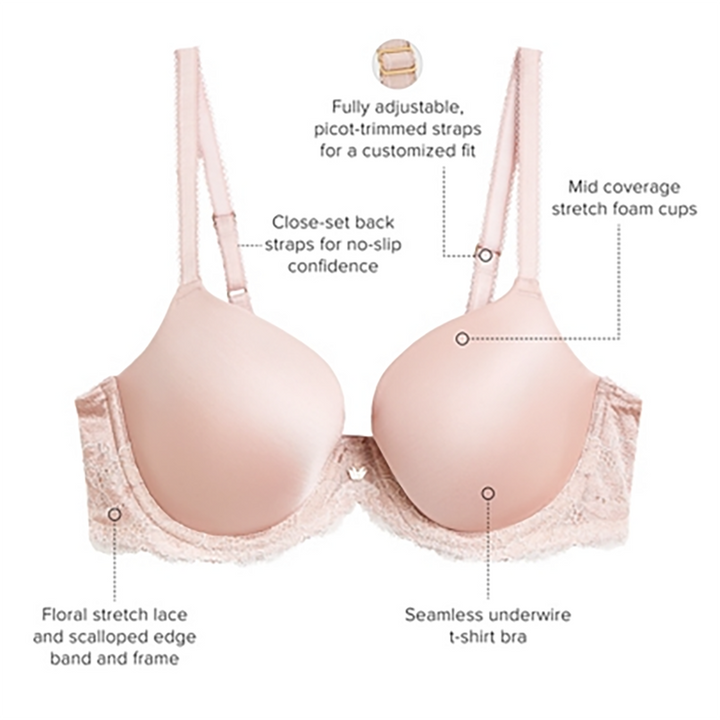 Modern Affair T-Shirt Bra Rose Dust