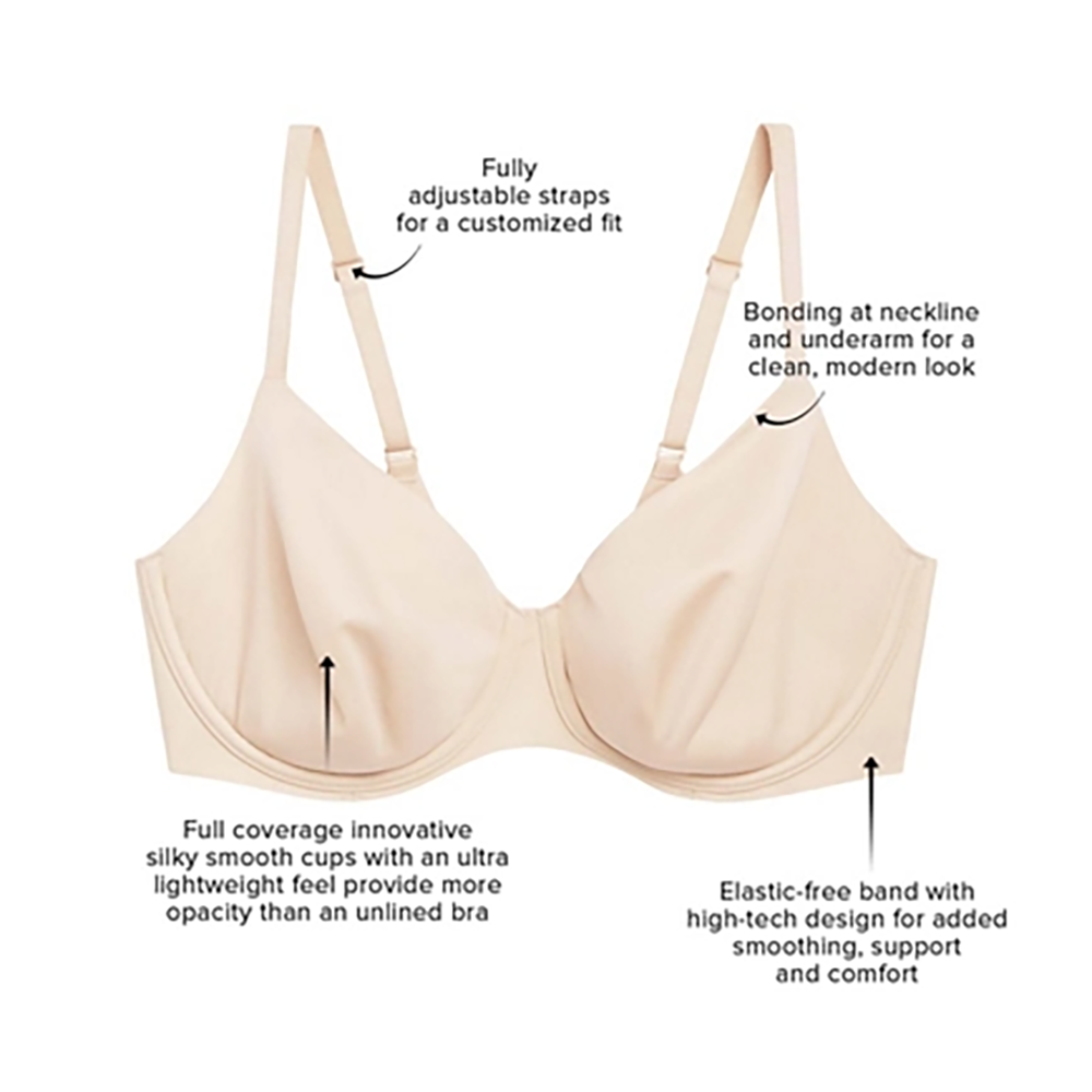 Sleek Standard Underwire Bra Sand