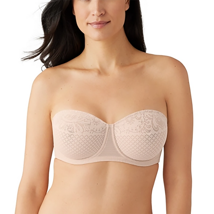 Visual Effects Strapless Minimizer Bra Sand