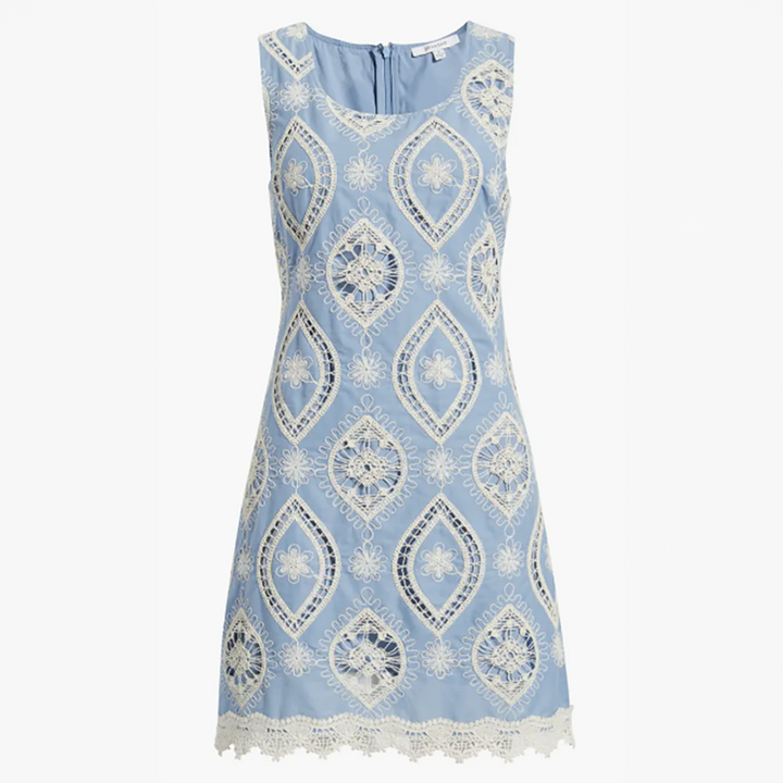 Embroidered Cotton Minidress