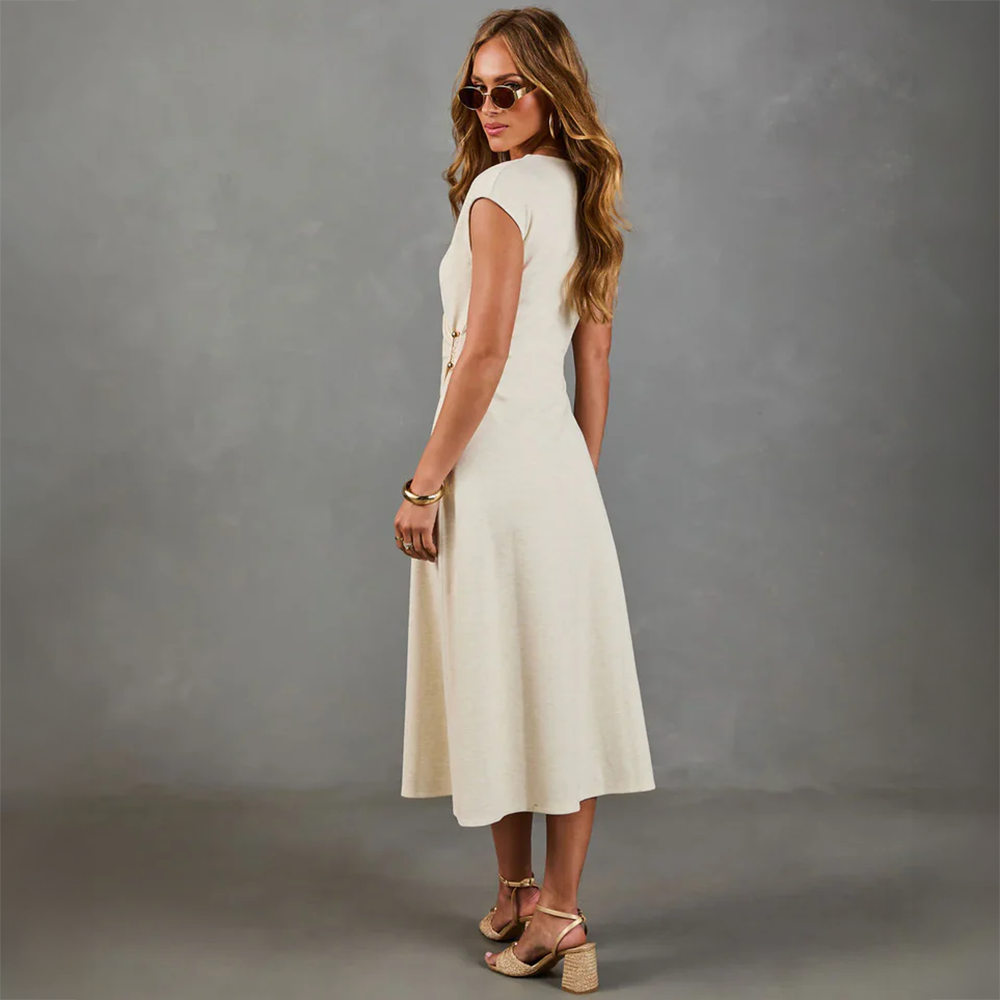 Soft Society Wrap Midi Dress