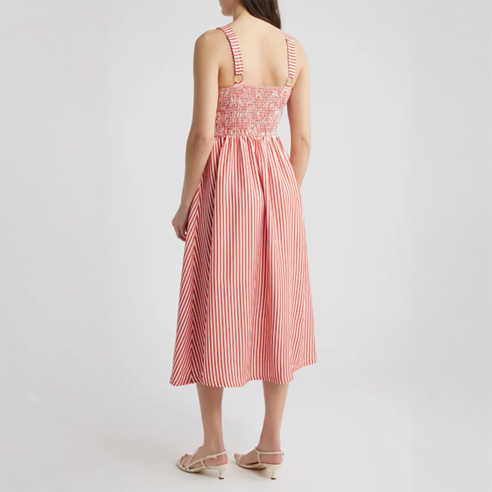 Stripe Patch Pocket Sundress