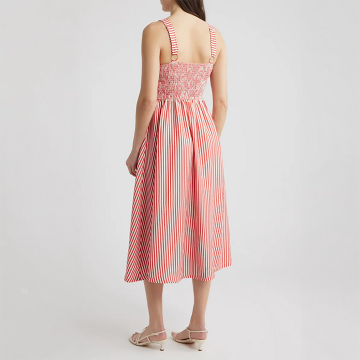 Stripe Patch Pocket Sundress