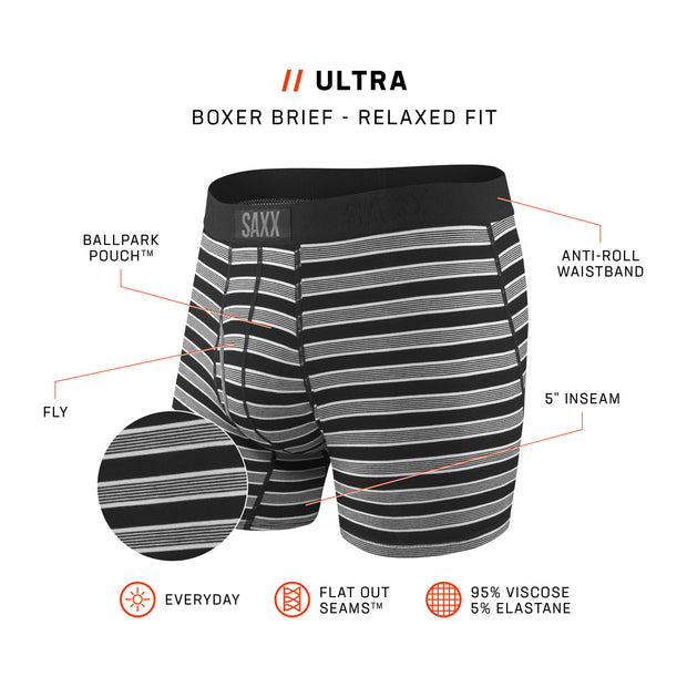 SAXX Ultra Super Soft Boxer Brief SXBB30F Snowflake – Petticoat