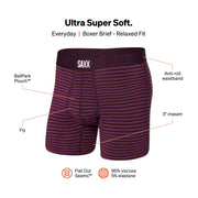 Ultra Super Soft Boxer Brief Micro Stripe