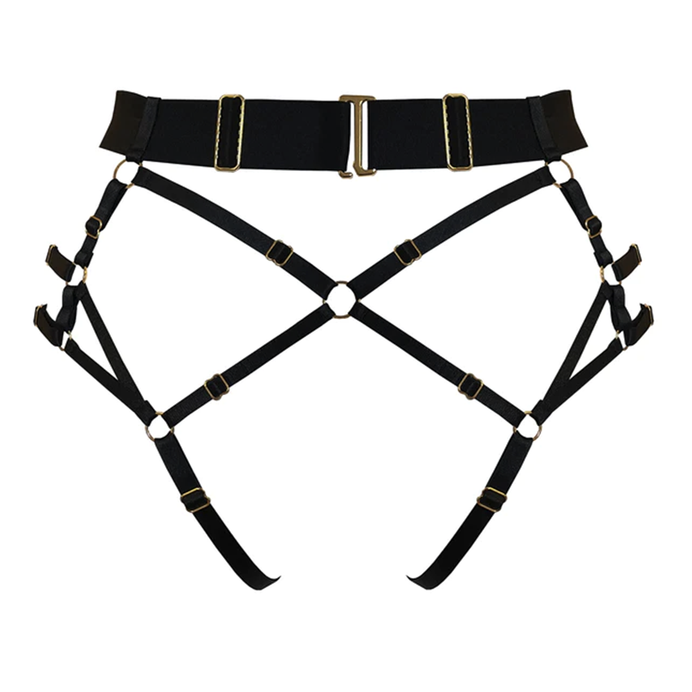 Bordelle Kora Multi-Style Harness Brief AW23H01 Black