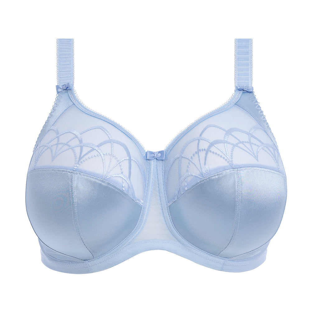 Elomi Womens Cate Wirefree Soft Cup Bra, 40G, White 