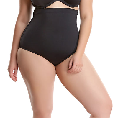 Elomi Swim Essentials High Waist Bikini Brief Black ES7604 Black