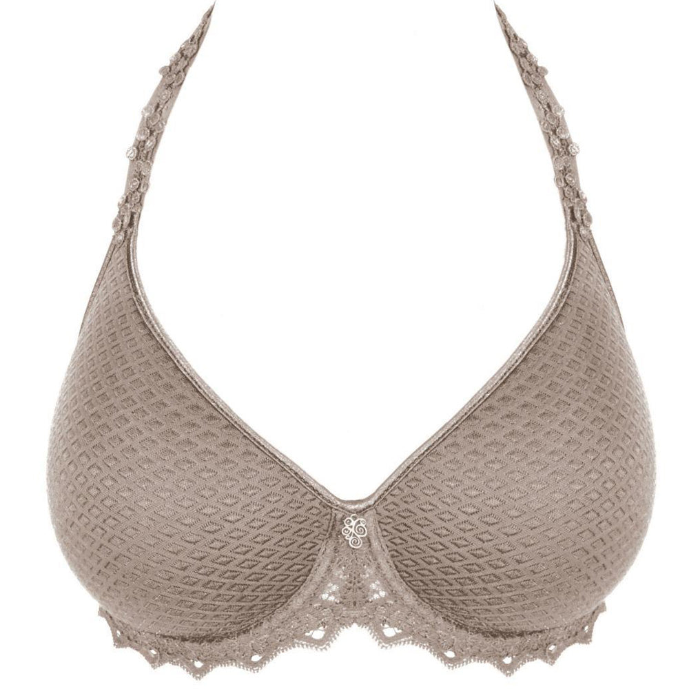 Pink invisible underwire full cup bra, CASSIOPEE