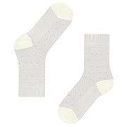 Falke Rib Dot Women Socks 46476 White Dot