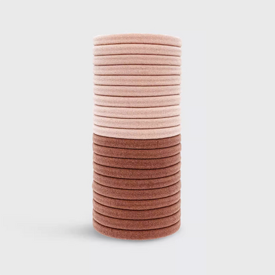 Kitsch Eco-Friendly Nylon Elastics 20pc set - Blush