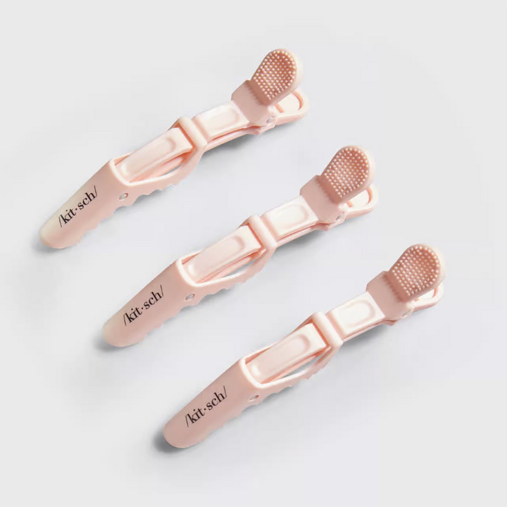 No Slip Crocodile Clip 3pc Blush