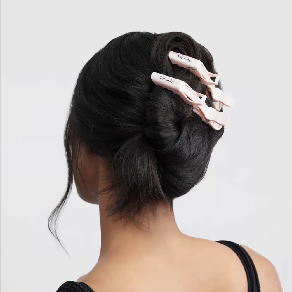 No Slip Crocodile Clip 3pc Blush