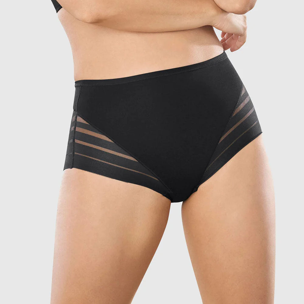 Women Shaper Underwear High Waist Panties Striped Compression Abs